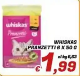 Idromarket Whiskas Pranzetti offerta