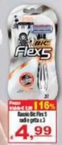 CTS Supermercati Rasoio Bic Flex 5 offerta