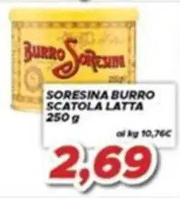 MA Supermercati Soresina burro offerta