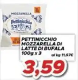 MA Supermercati Pettinicchio Mozzarella di latte di bufala offerta
