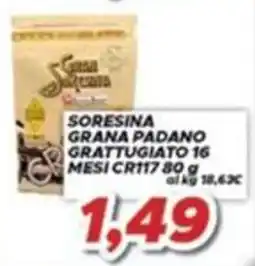 MA Supermercati Soresina grana padano grattugiato offerta
