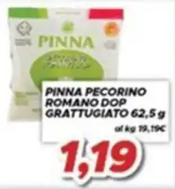MA Supermercati Pinna pecorino romano dop grattugiato offerta