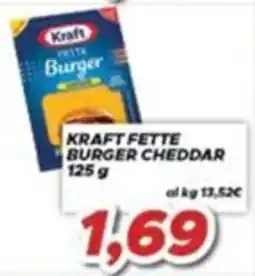 MA Supermercati Kraft fette burger cheddar offerta