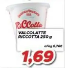 MA Supermercati Ricotta Valcolatte offerta