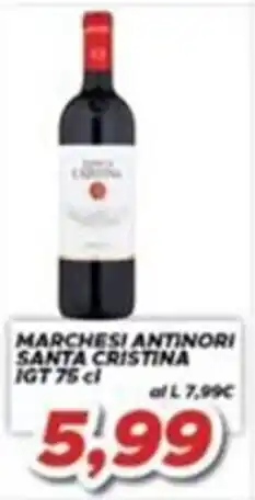 MA Supermercati Marchesi Antinori Santa Cristina offerta