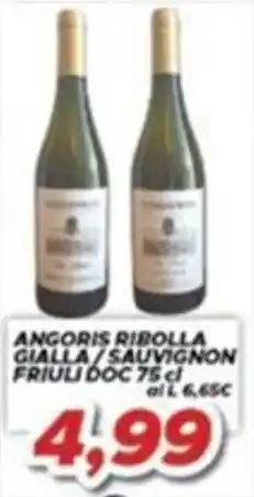 MA Supermercati Angoris Ribolla Gialla / Sauvignon offerta