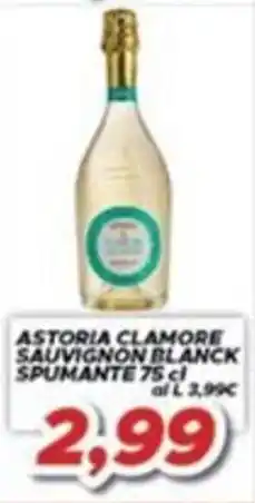 MA Supermercati Astoria Clamore Sauvignon Blanc Spumante offerta