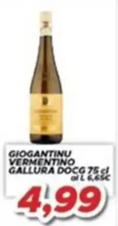 MA Supermercati GioGantinu Vermentino Gallura DOCG offerta