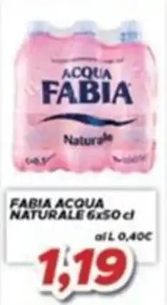 MA Supermercati Acqua Fabia Naturale offerta