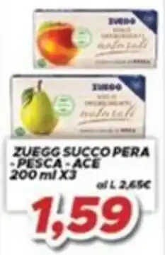 MA Supermercati Zuegg succo pera offerta