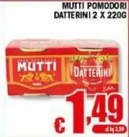 Sacoph Mutti pomodori datterini offerta