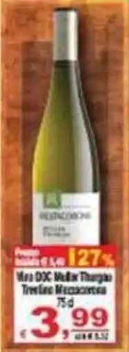 CTS Supermercati Vino DCC Müller Thurgau Trebbiano offerta