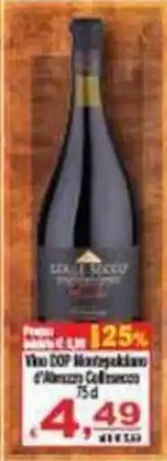 CTS Supermercati Vino DOP Montepulciano d'Abruzzo Collinesco offerta