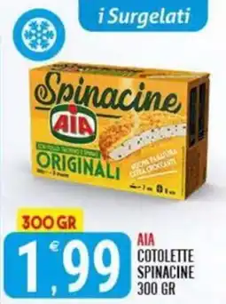 Tutto Buono AIA Cotolette Spinacine offerta