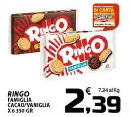 SpesaPiù Supermercati Ringo famiglia cacao/vaniglia offerta