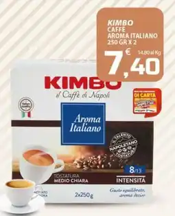 SpesaPiù Supermercati Kimbo Caffè Aroma Italiano offerta