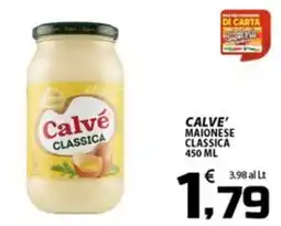 SpesaPiù Supermercati Calvé maionese classica offerta