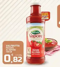 SpesaPiù Supermercati Valfrutta passata al vapore offerta
