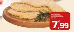 SpesaPiù Supermercati Cotoletta di suino lonza offerta