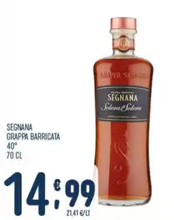 Gruppo Pascar Segnana grappa barricata offerta