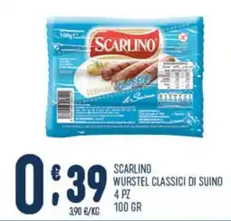 Gruppo Pascar Scarlino wurstel classici di suino offerta