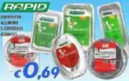 Supermercati Emark Contenitori alluminio s/coperchio assortiti offerta