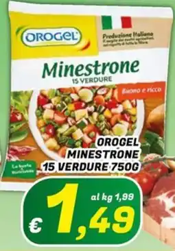 Idromarket Orogel minestrone 15 verdure offerta