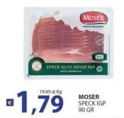 Supermercati Bruscoli Moser Speck IGP offerta