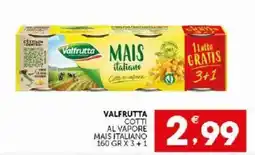 Mercadò Valfrutta mais italiano cotti al vapore offerta