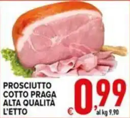 Iper Triscount Prosciutto cotto Praga offerta