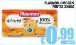 Sacoph Plasmon Frutta 4 Frutti offerta