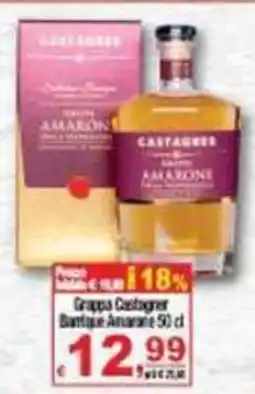 CTS Supermercati Grappa Castagner Bontà Amaronè offerta