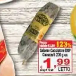 CTS Supermercati Salame Cacciatore DOP offerta