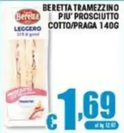 Sacoph Beretta tramezzino piu' prosciutto offerta