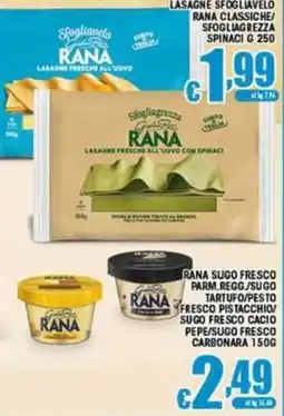 Sacoph Lasagne fresche all'uovo con spinaci offerta