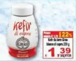 CTS Supermercati Kefir di capra offerta