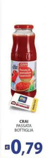 Supermercati Bruscoli Crai passata di pomodoro casereccia offerta