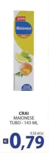 Supermercati Bruscoli Crai maionese offerta