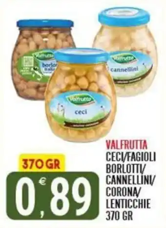 Valfrutta Ceci/Fagioli Borlotti/Cannellini/Corona/Lenticchie
