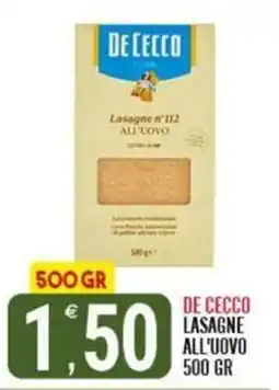 Tutto Buono De Cecco Lasagne all'uovo offerta
