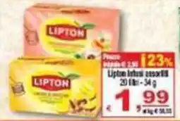 CTS Supermercati Lipton tè infuso assortito offerta