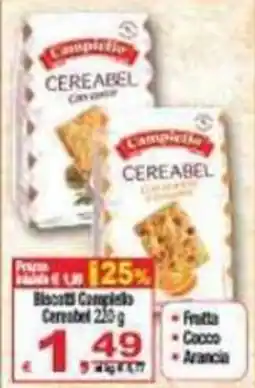 CTS Supermercati Biscotti Completi Cereabel offerta