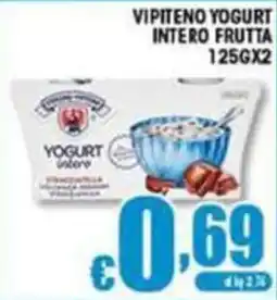 Sacoph Vipiteno yogurt intero frutta offerta