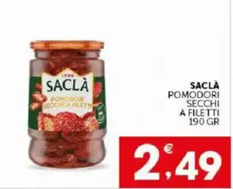 Saclà pomodori secchi a filetti