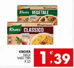 Mercadò Knorr Dadi Vari Tipi offerta