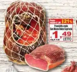 CTS Supermercati Prosciutto crudo San Marco Dolce Capriccio offerta