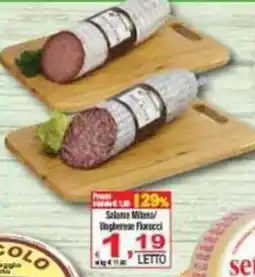 CTS Supermercati Salame Milano/ Ungherese Fiacchi offerta