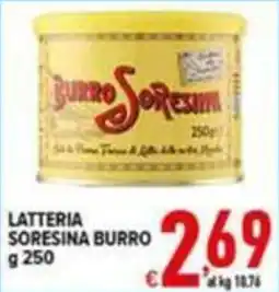 Iper Triscount Latteria Soresina burro offerta