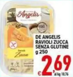 Iper Triscount De Angelis ravioli zucca senza glutine offerta