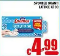 Sacoph Spontex guanti lattice offerta